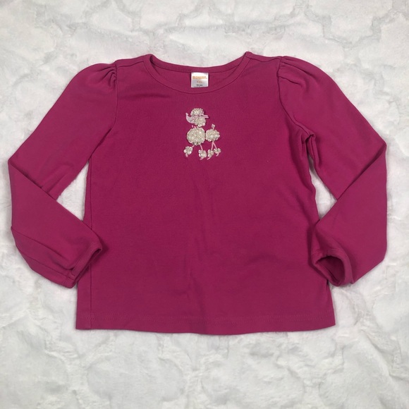 Gymboree Pink Sequin Poodle Shirt size 6 - Picture 2 of 8